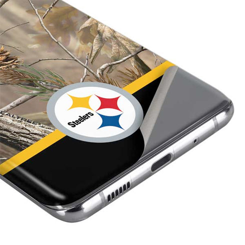NFL Realtree Camo Pittsburgh Steelers Galaxy S20 Plus Skin